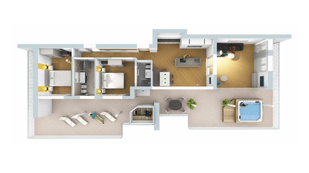شقة Penthouse Skygarden سكين المظهر الخارجي الصورة